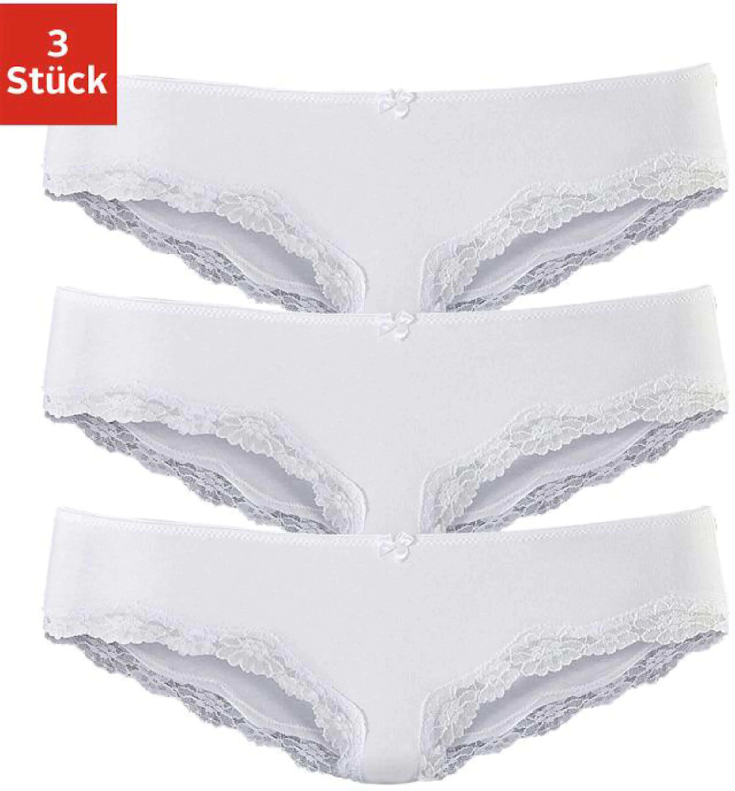 LASCANA Slip in weiß