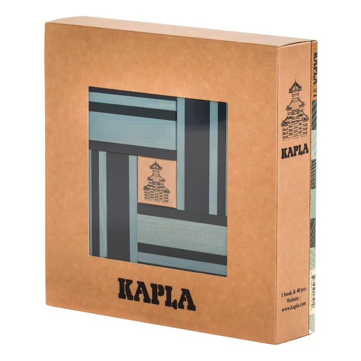 Kapla Coffret couleur - 40 planchettes | Bleu
