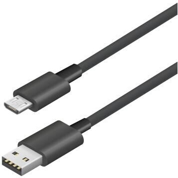 Câble téléphone portable Greenjoy Charge et Data Micro USB 2A 1m Noir