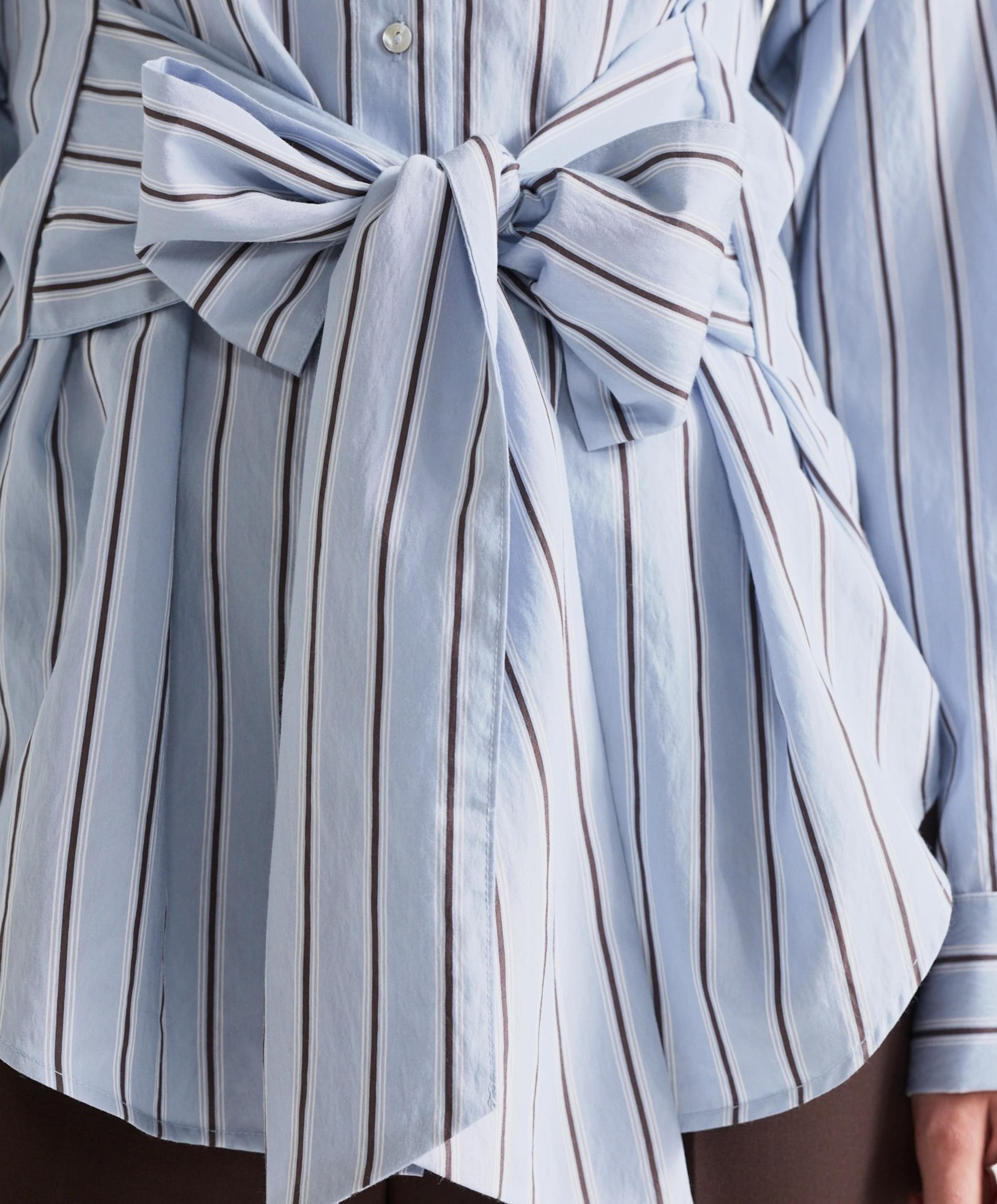 JANSEN Amsterdam Dames blouse blauw