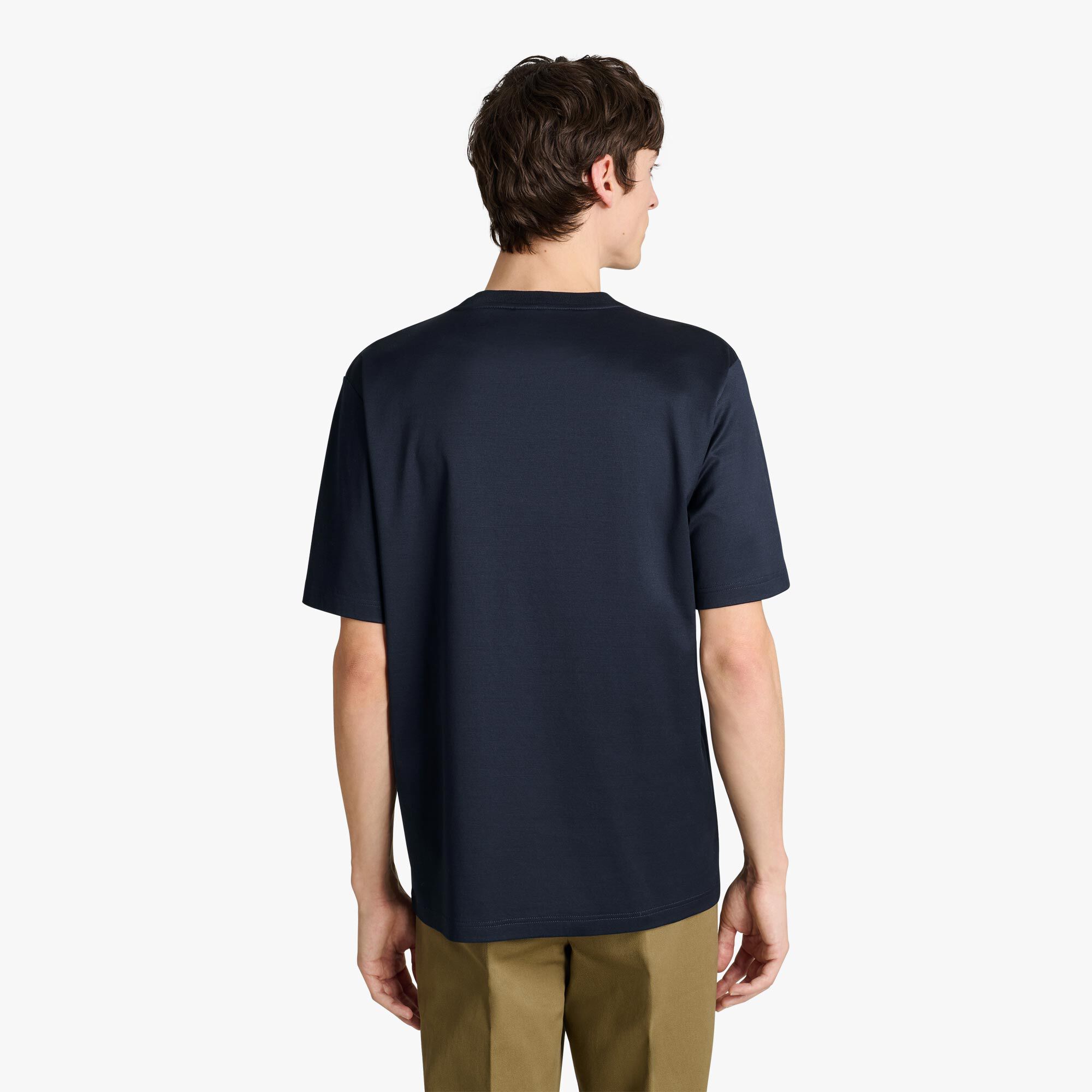T-Shirt Frame Scritto Avec Effet Suede