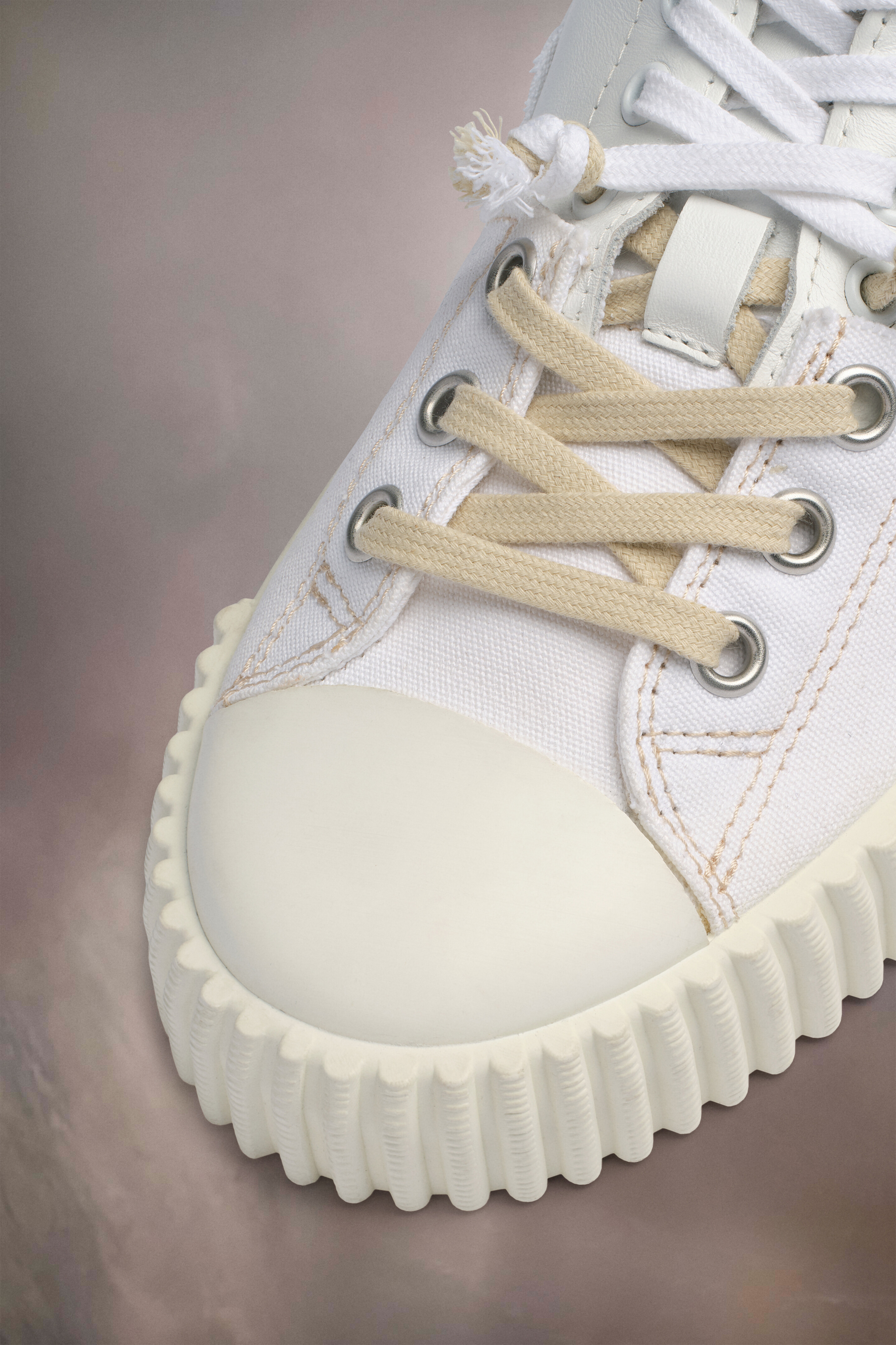 Sneakers en cuir New Evolution pour homme Blanc