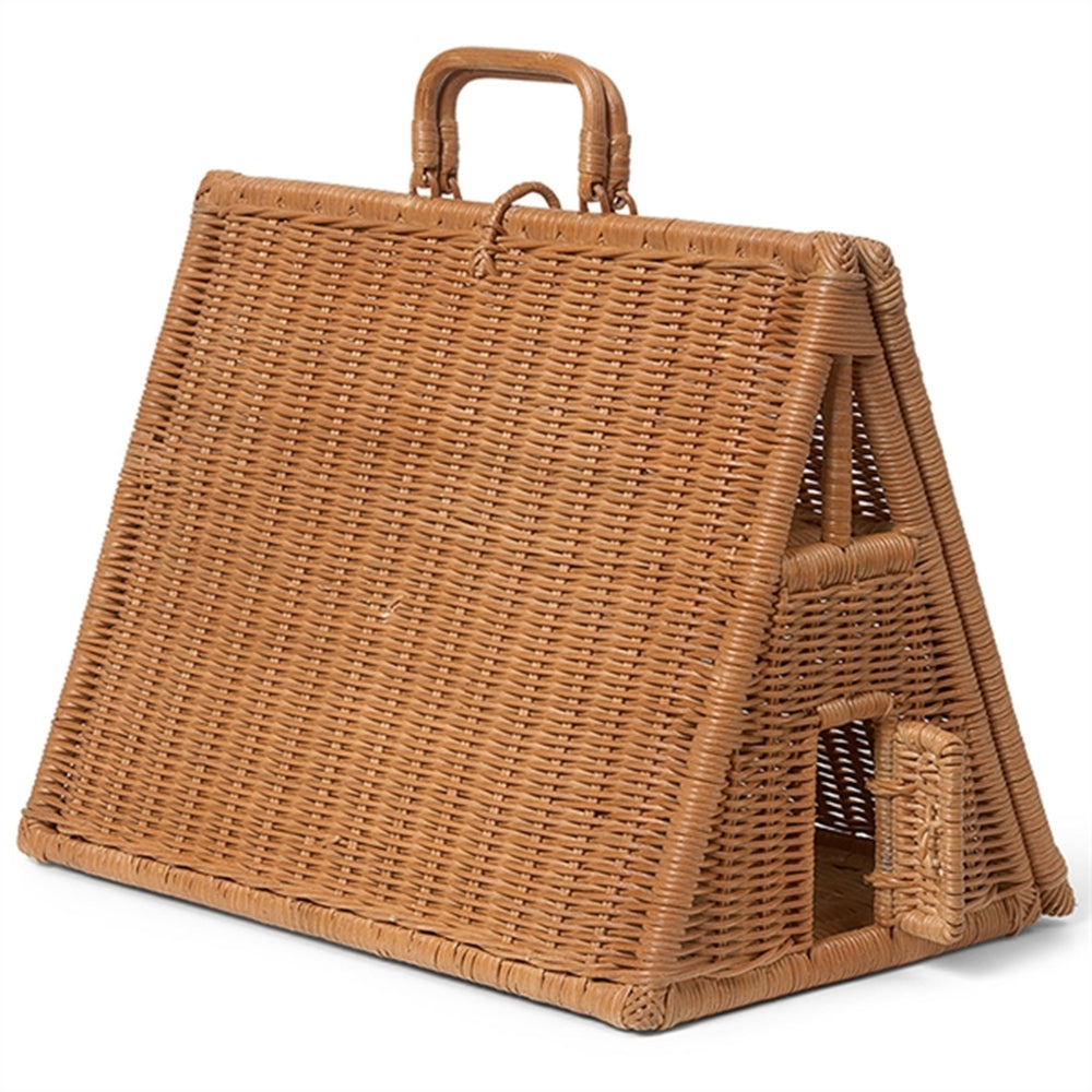 Flettet A-telt Natural - Ferm Living → Luksusbaby.dk