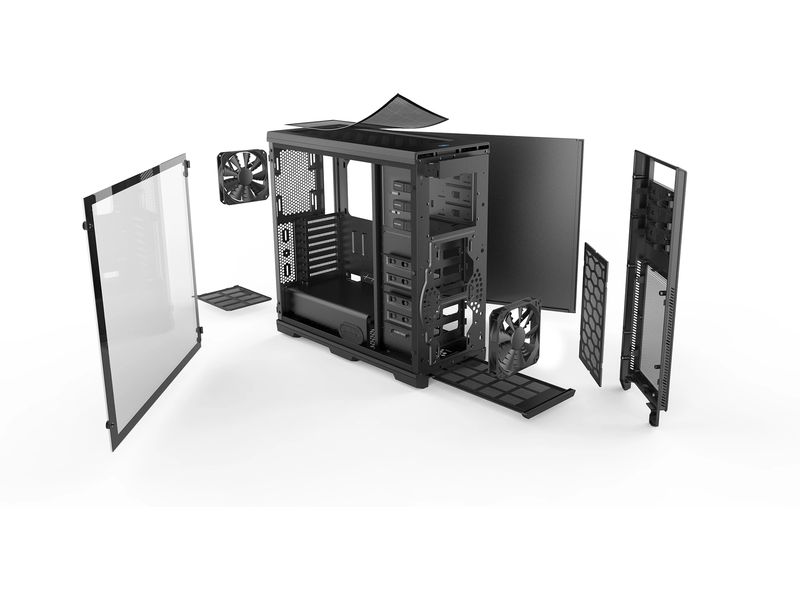 Phanteks PC-Gehäuse Enthoo Pro Tempered Glass Midi-Tower besticht mit maximaler Kühlleistung