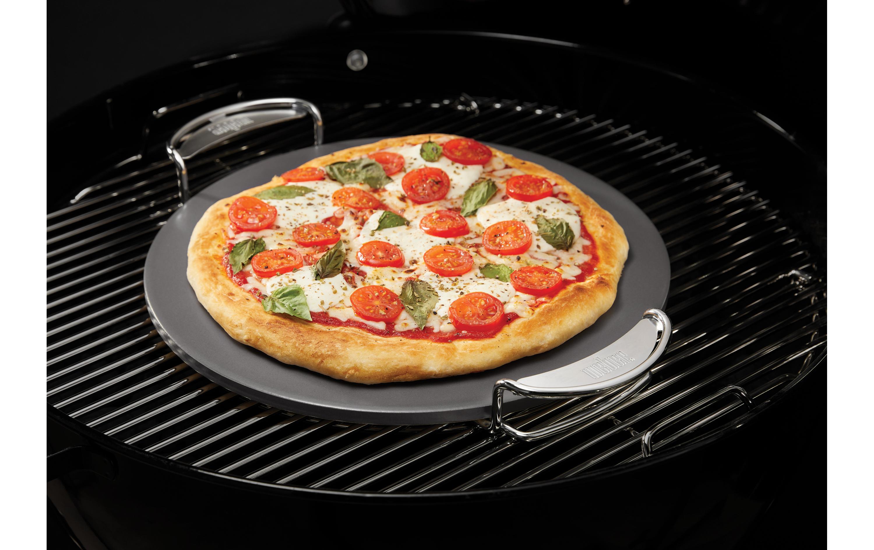 Pizzastein mit Gestell, rundMit Gestell GBS