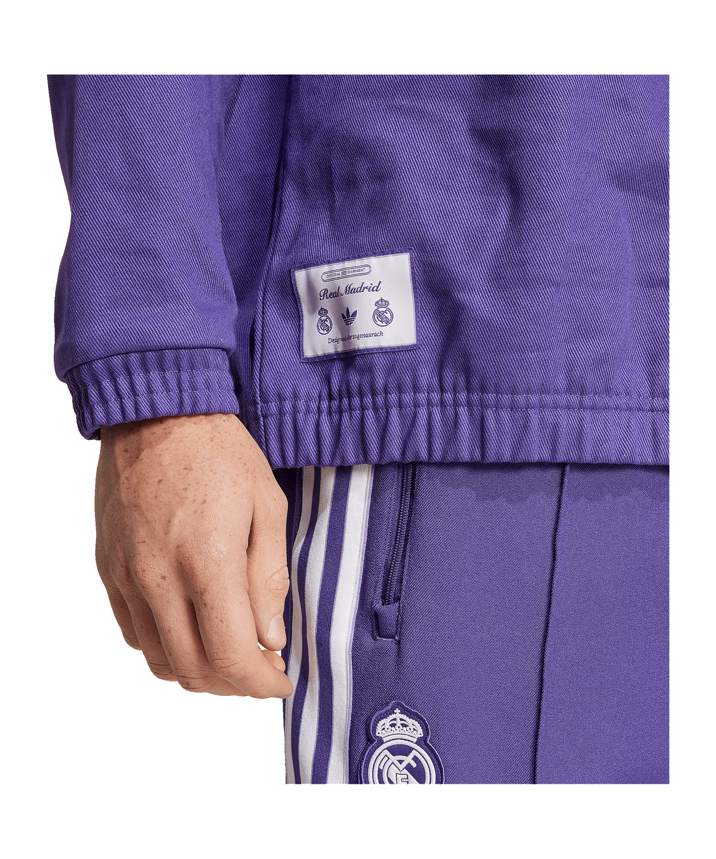 adidas Real Madrid Terrace Icon Sweatshirt Lila