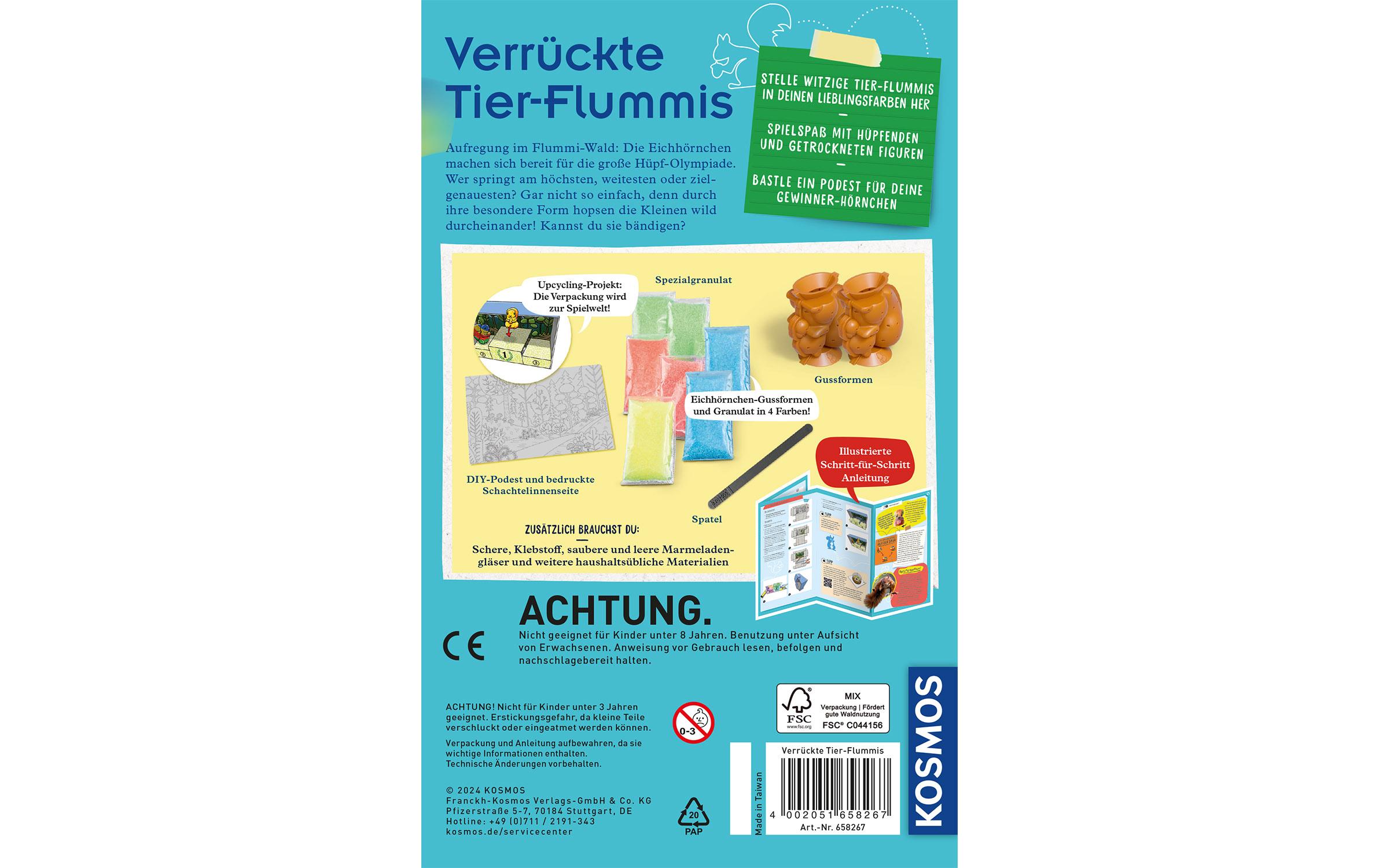 Experimentierkasten Verrückte Tier-FlummisBunte Flummis herstellen