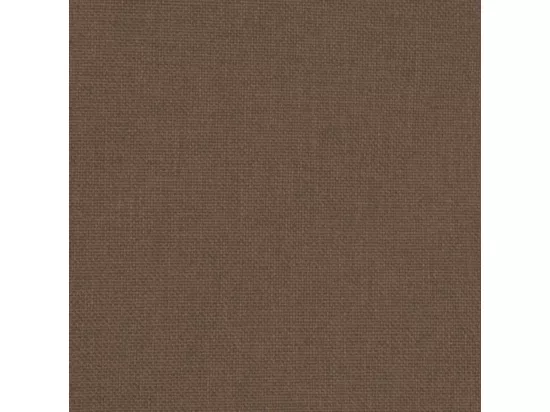 Fauteuil cabriolet avec repose-pied marron tissu