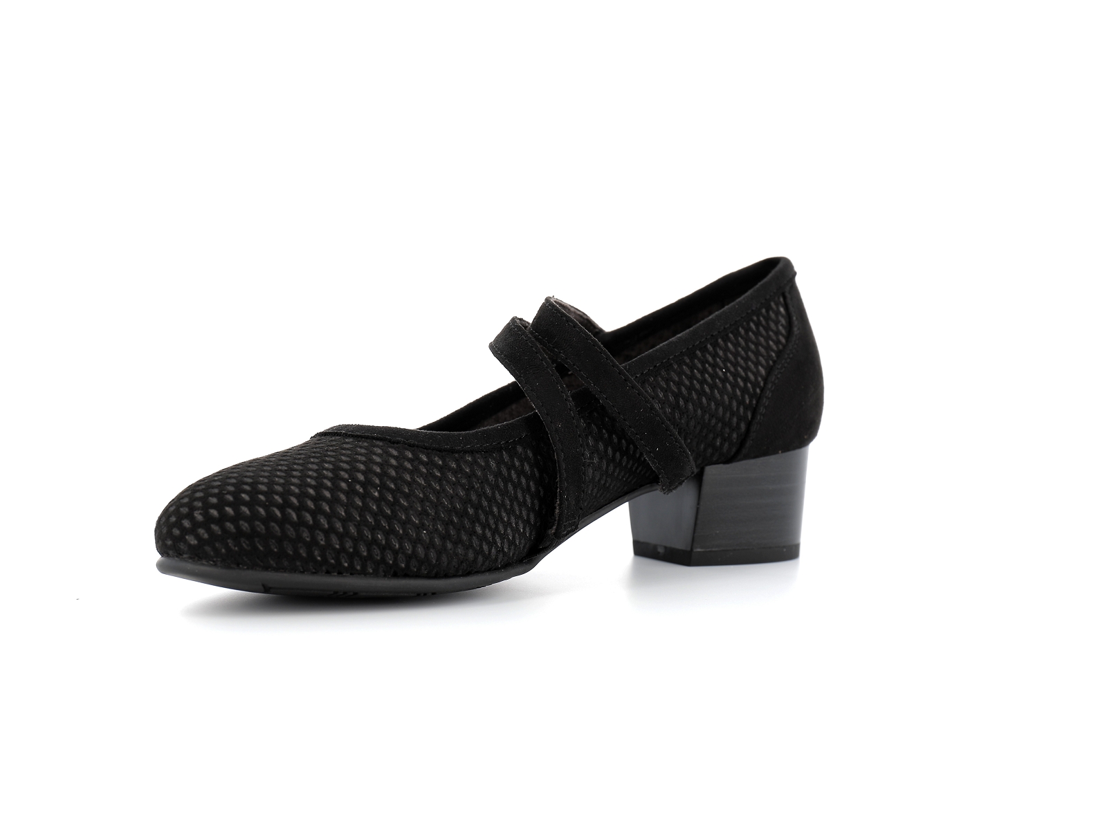 Jana  shoes-24363 Synthétique Velours Noir