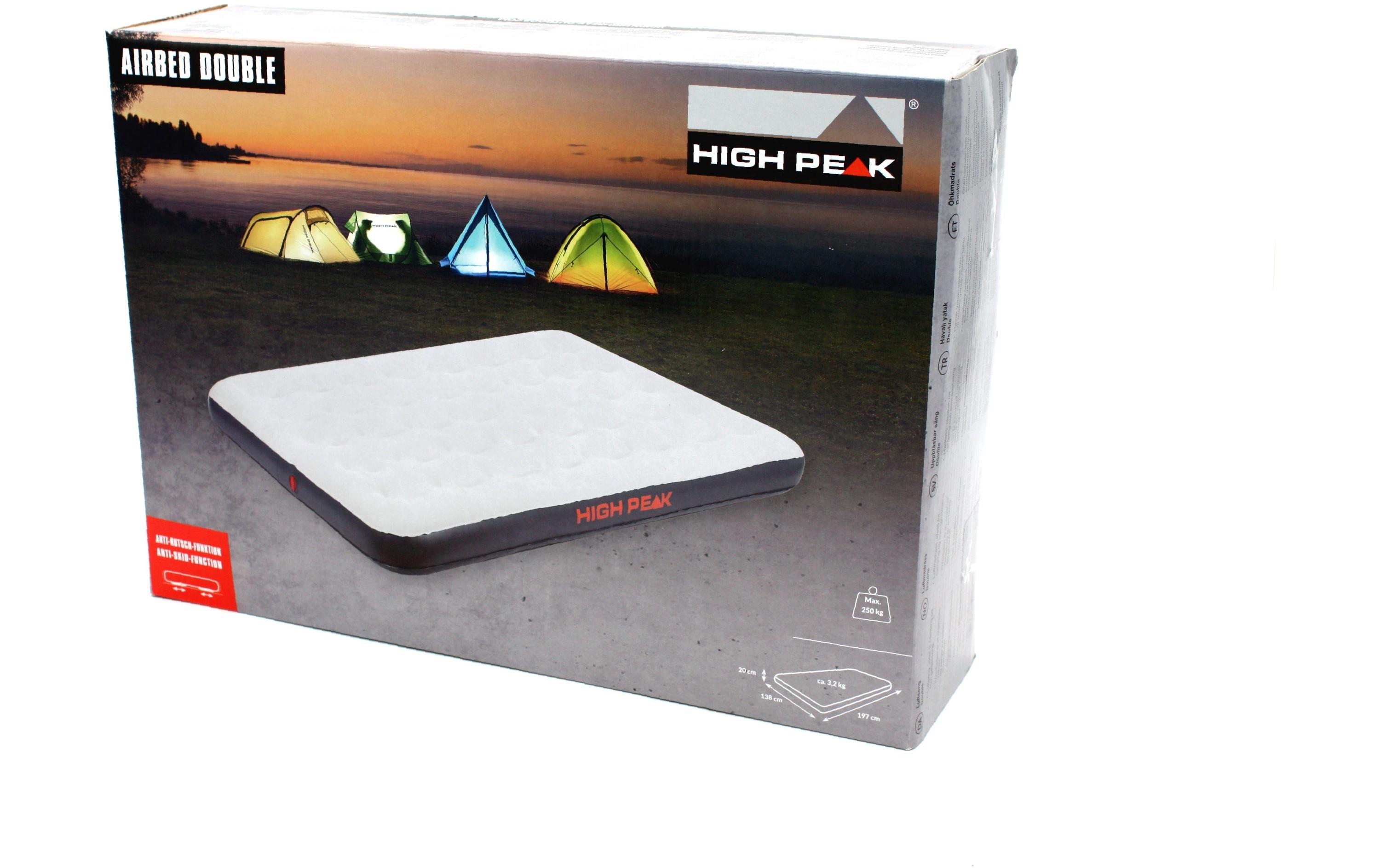 Luftbett Double, 197 x 138 x 20 cmKomfortables Luftbett ideal für Camping und als Gästebett