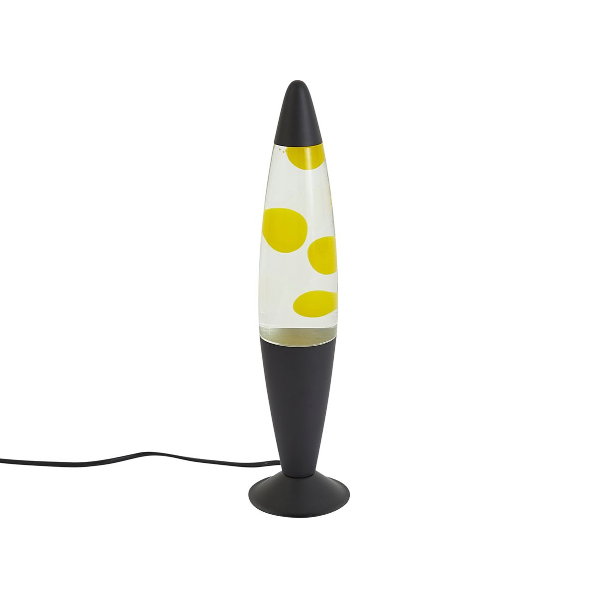 Lavalamp helder met gele wax incl. LED - Molten Lava