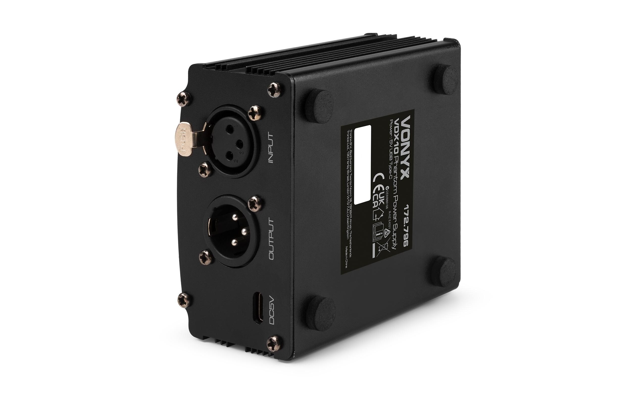 DI-Box VDX10Zuverlässiges, universelles 48-V-Phantomnetzteil