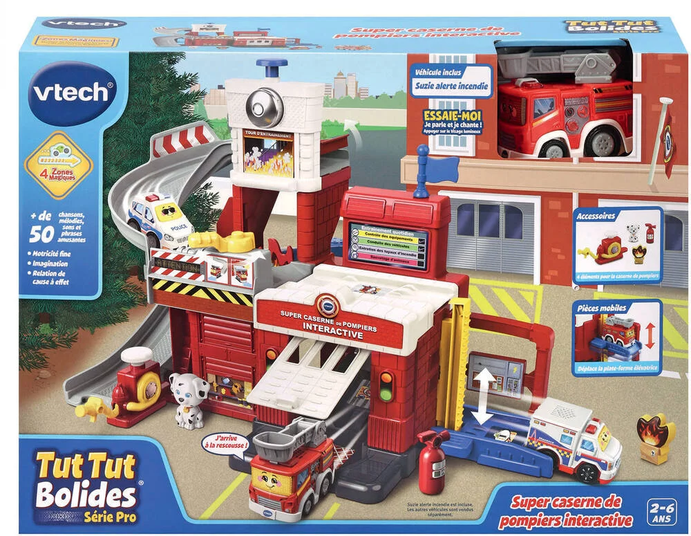 TUT TUT BOLIDES- SUPER CASERNE DE POMPIERS INTERACTIVE