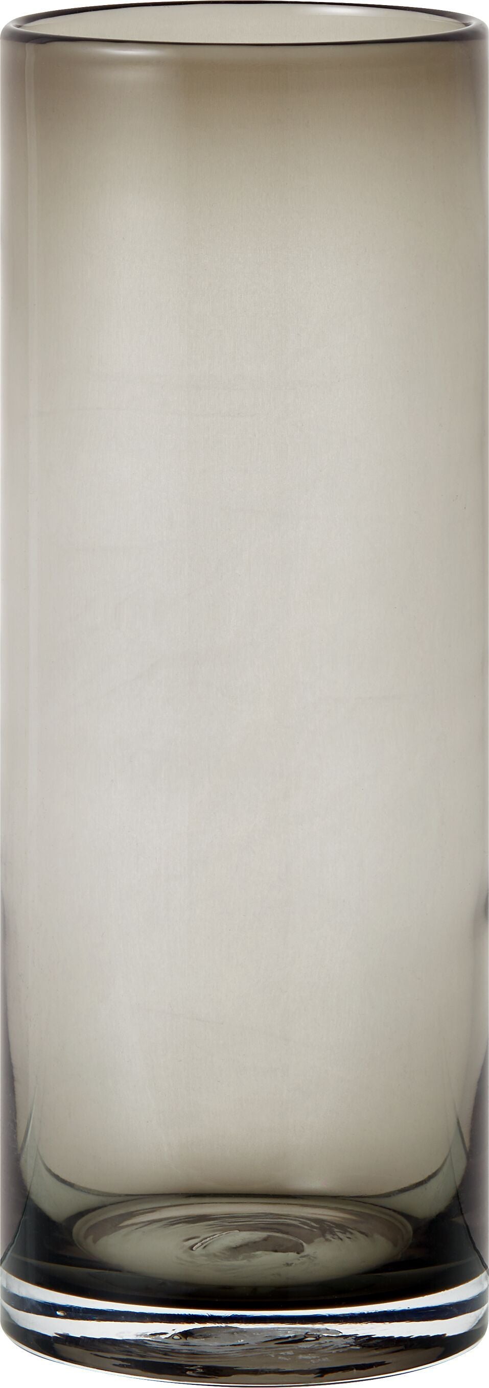 CORINNE Vase grau mt. D11x30cm - Grau / H: 30.0 cm