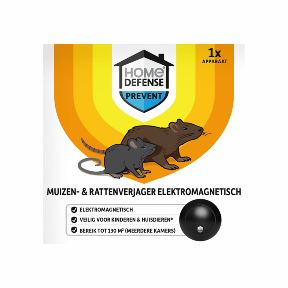 KB Home Defense Muizen- en Rattenverjager 130 m2 Elektromagnetisch