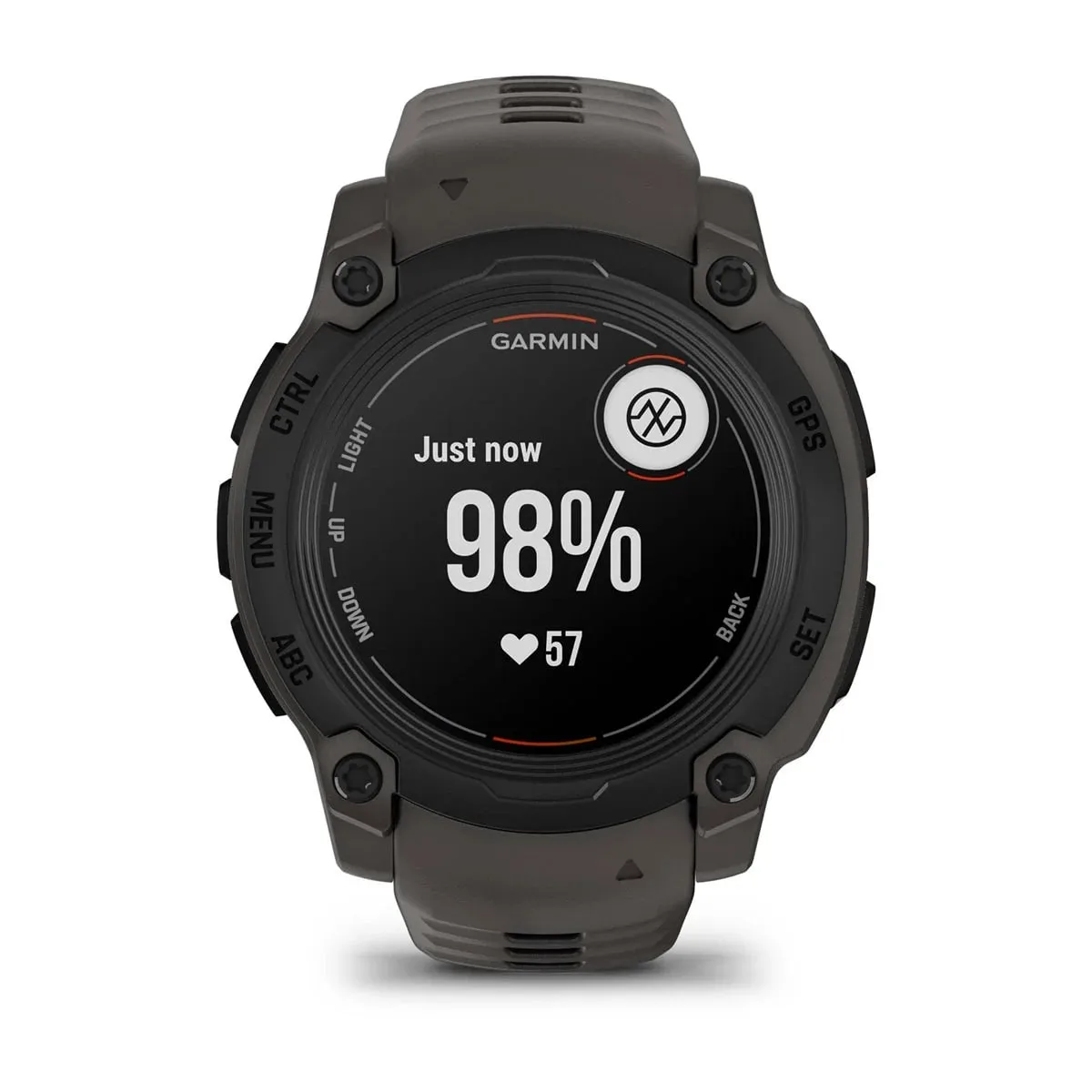 Garmin Instinct E, 40 Mm Black Bezel With Charcoal Band