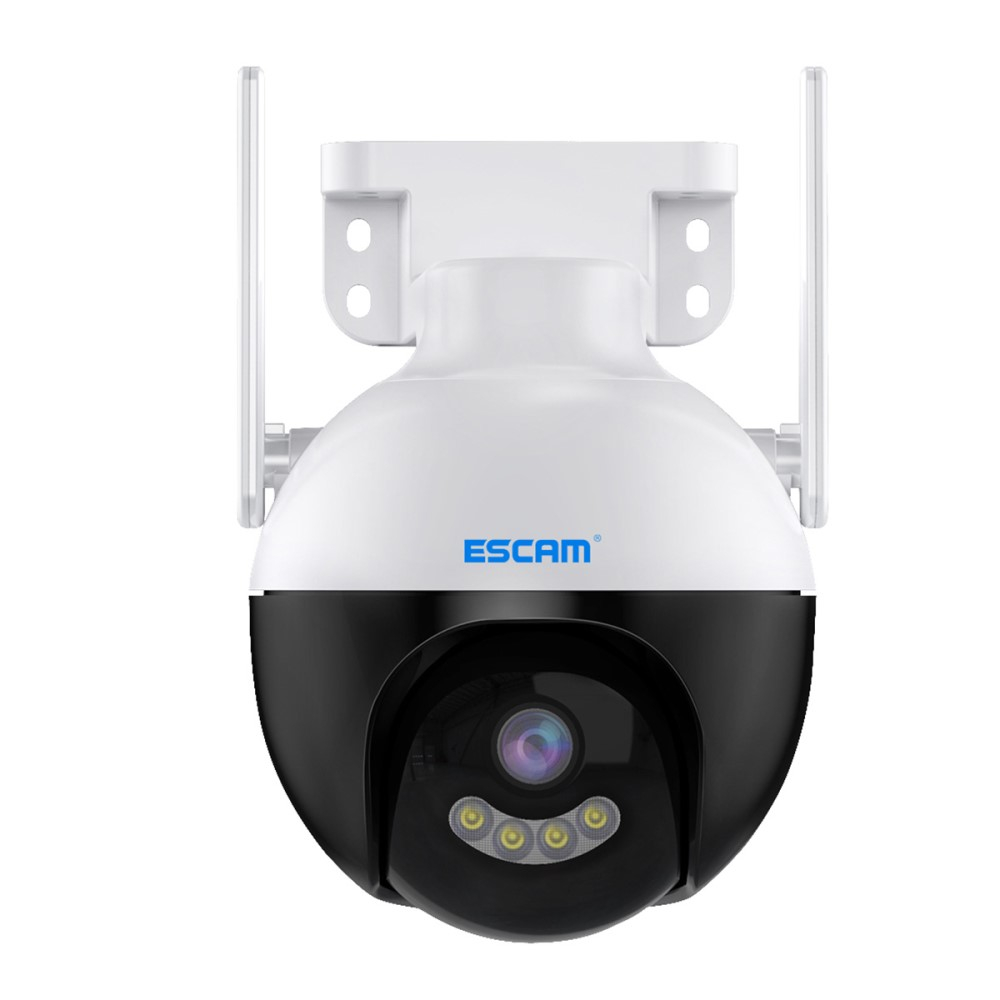 WiFi IP Kamera 3MP 1296p mit Nachtsichtfunktion / Micro SD und Wandhalterung für iOS/Android (IP66) - Weiss