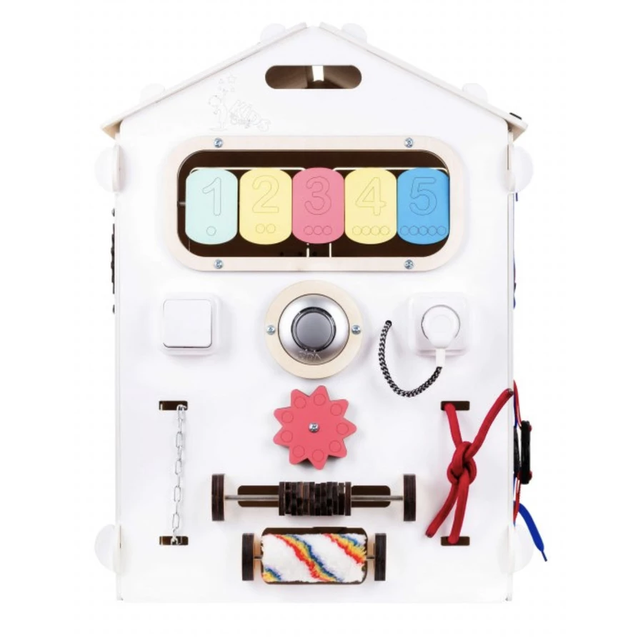 Montessori® BusyKids House - Weiss Montessori® by Busy Kids mehrfarbig