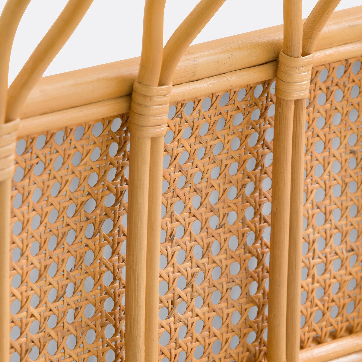 LA REDOUTE INTERIEURS<br>Cabideiro de parede com 4 ganchos em rattan Malu