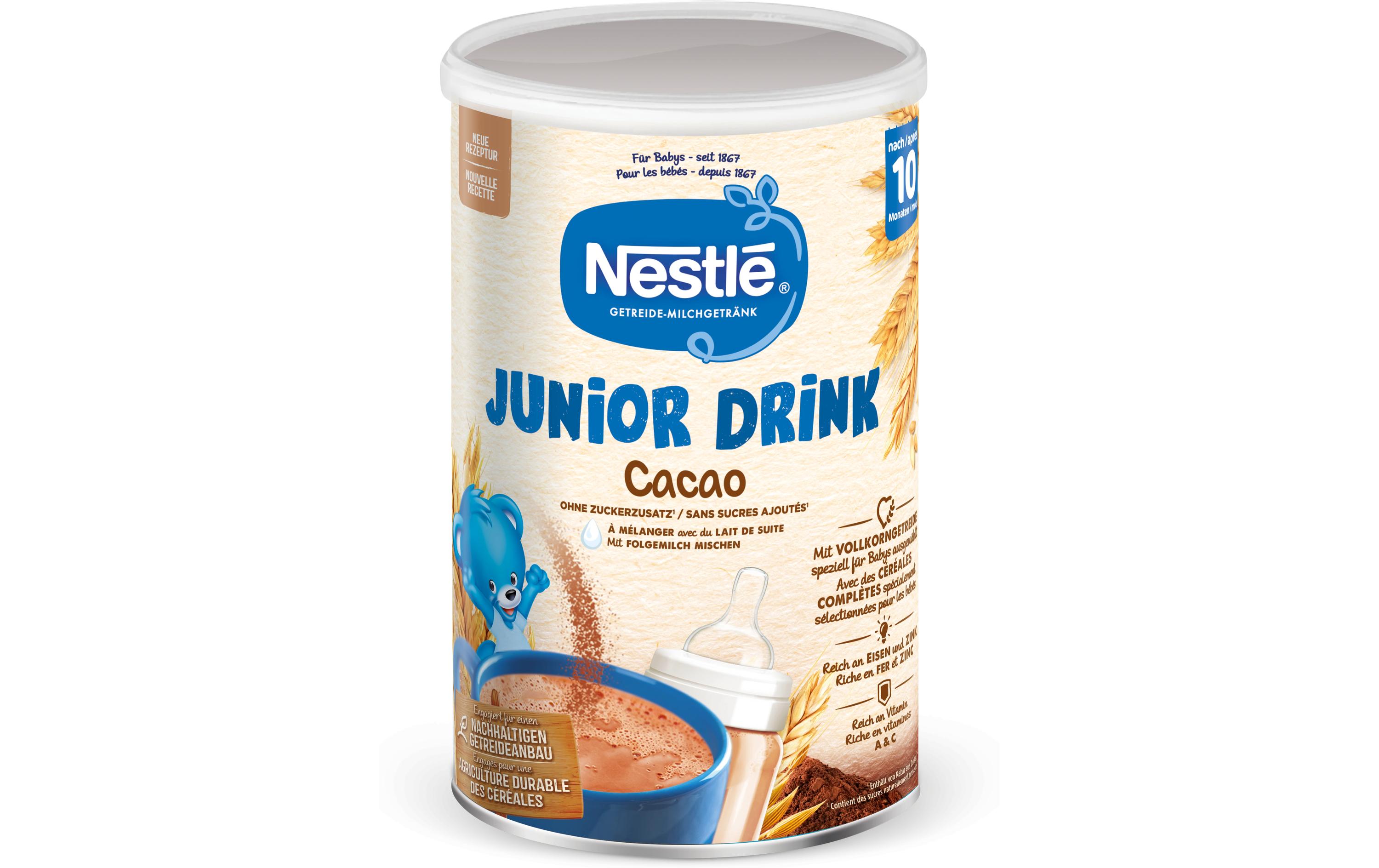 Juniormilch Cacao 400 gMit 8 Cerealien-Arten