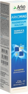 ARKOMAG Magnesium + Kalium Brausetabletten, 18 Stück