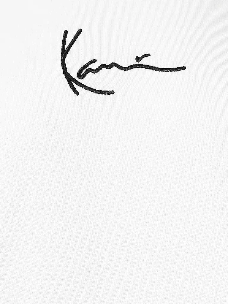 KARL KANI Kapuzensweater - Hoodie  weiss