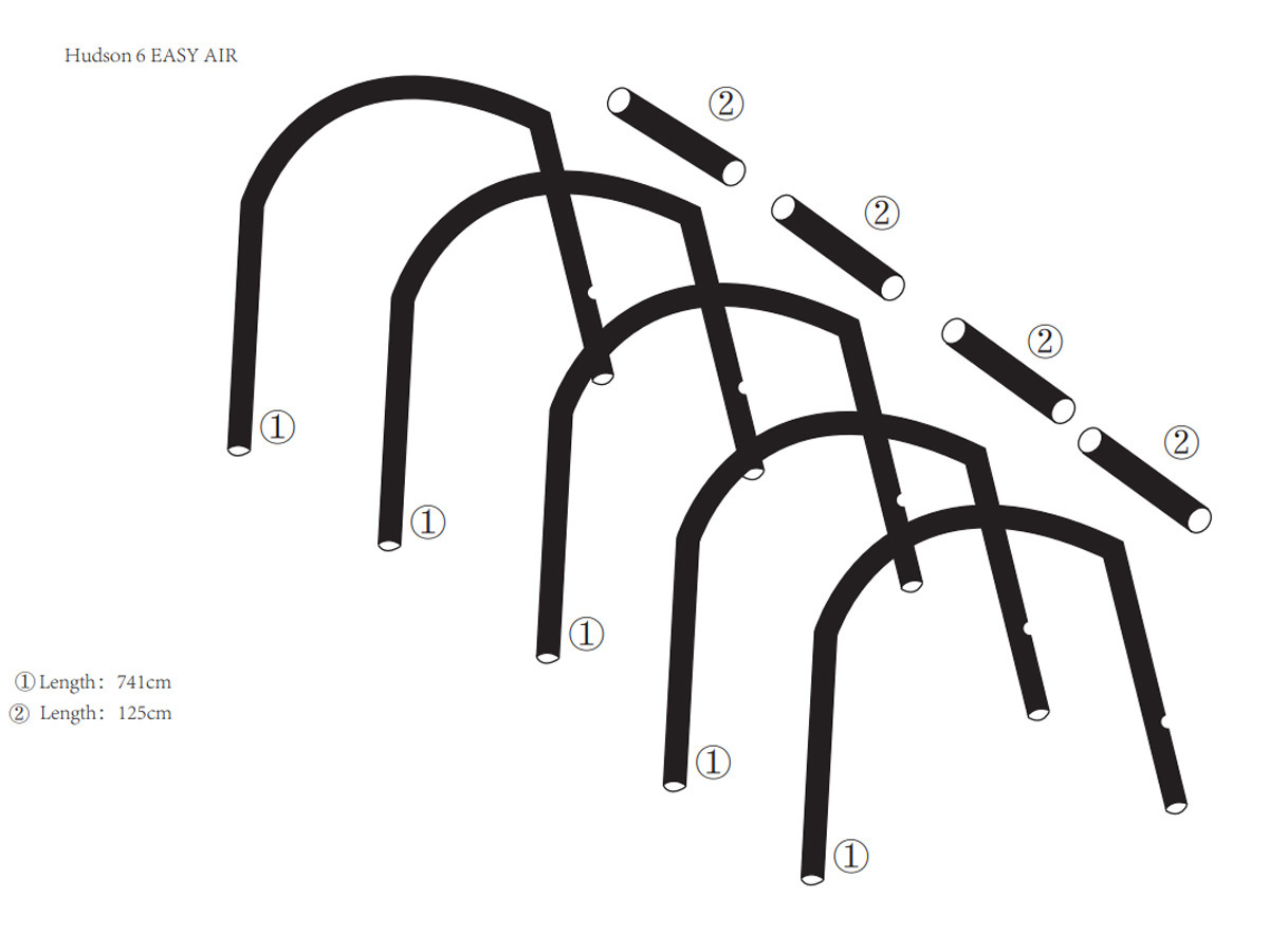 Obelink Hudson 6 dwars airtube S