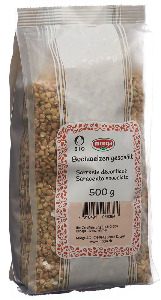 MORGA Buchweizen<br>500 g, Beutel, geschält Bio Knospe