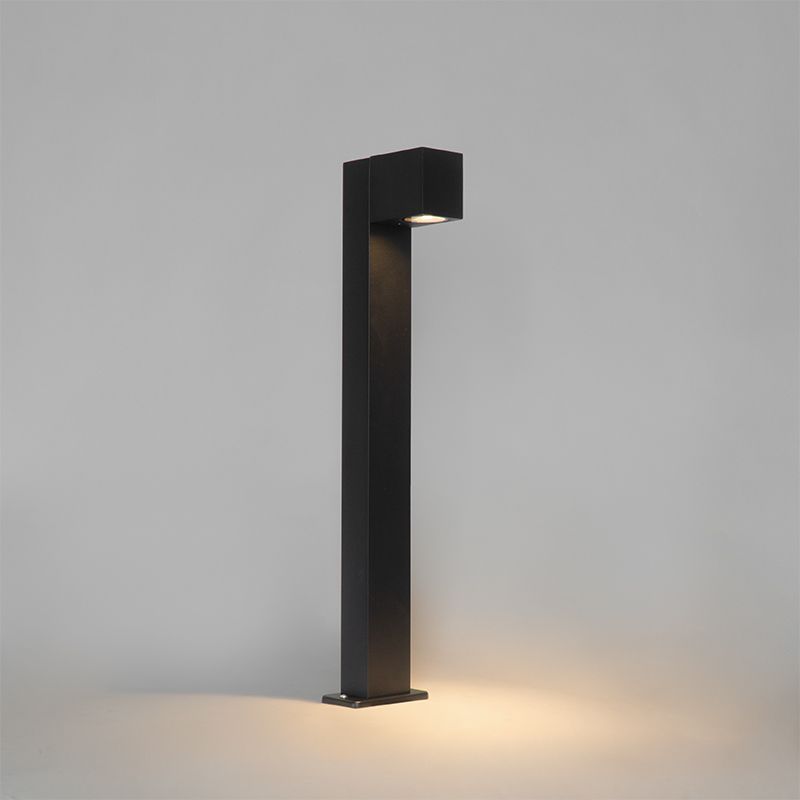 Buitenlamp zwart met grondpin en kabelmof 65cm IP44 - Baleno