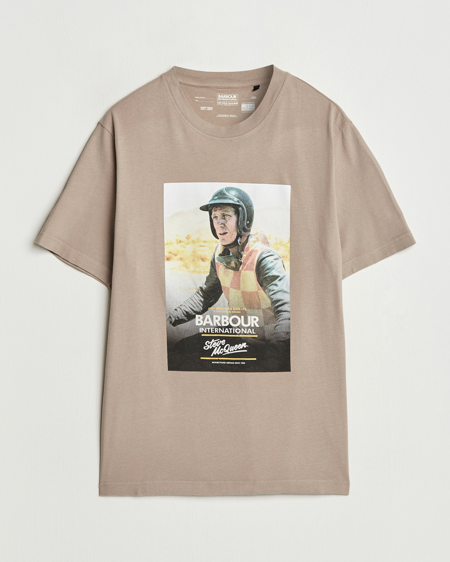Barbour International Nicholl Steve McQueen T-Shirt Timber Wolf