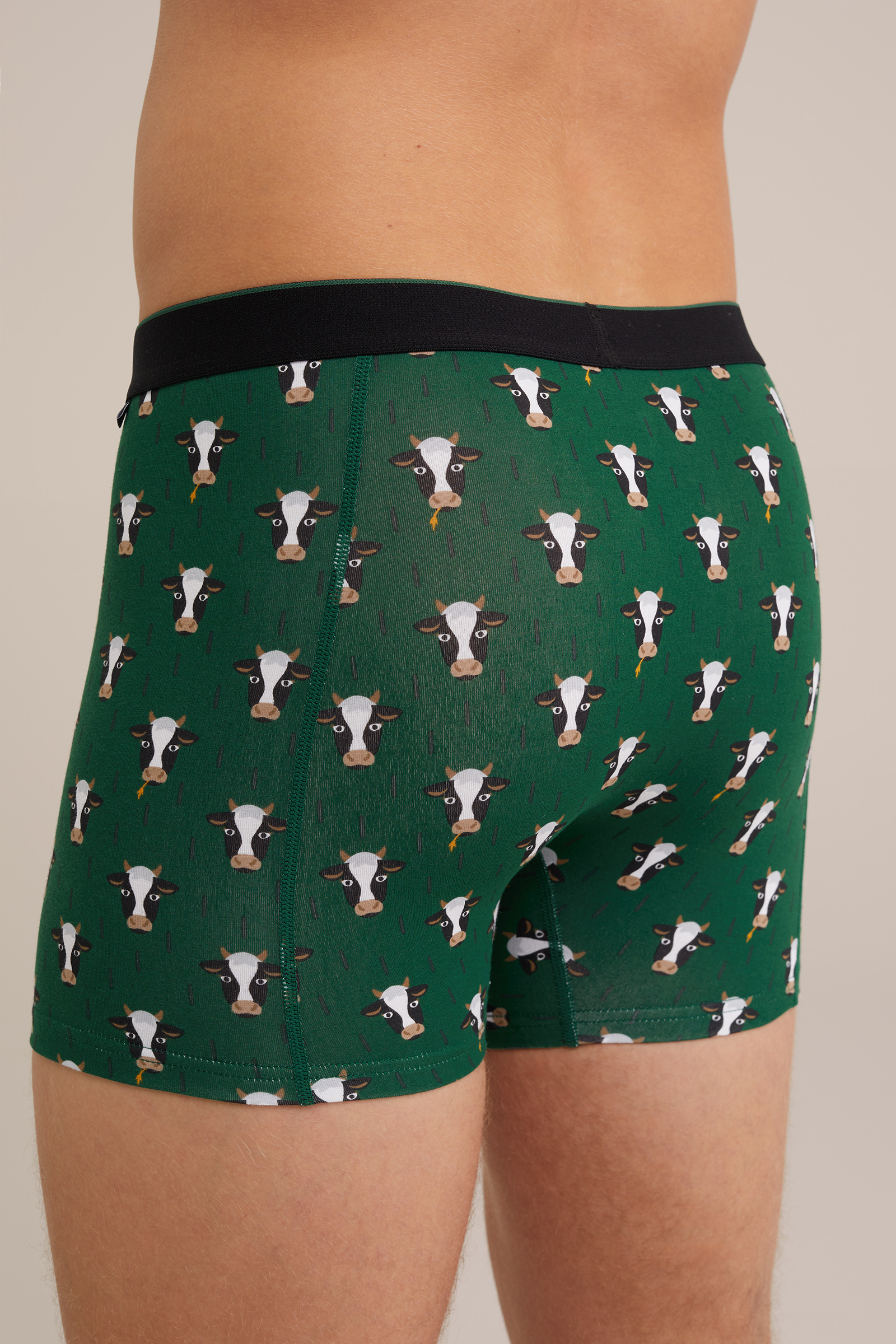 boxershort met dessin WE Fashion Groen