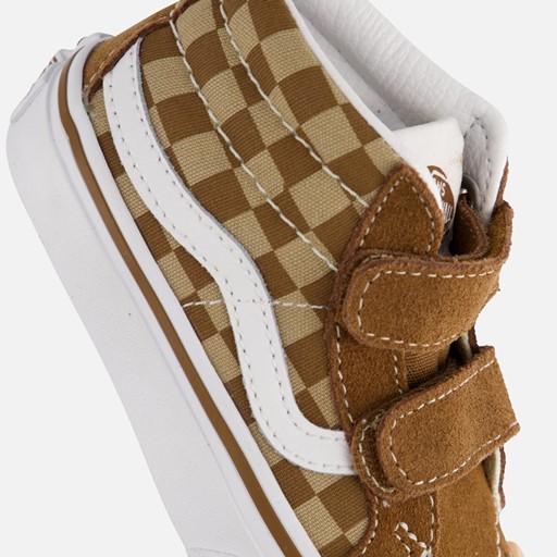 Vans SK8-Mid Reissue V Checkerboard bruin
