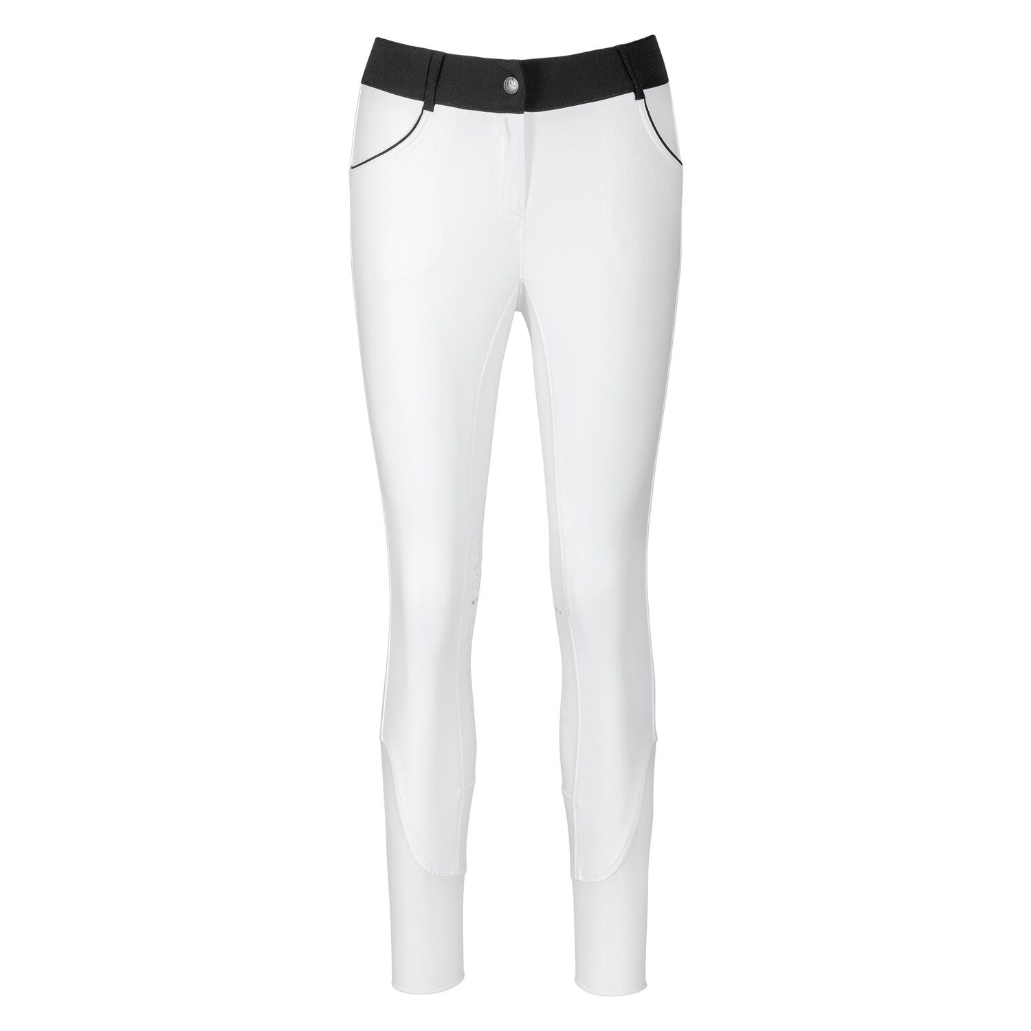 black forest Grip-Kniebesatz-Reithose  - weiß