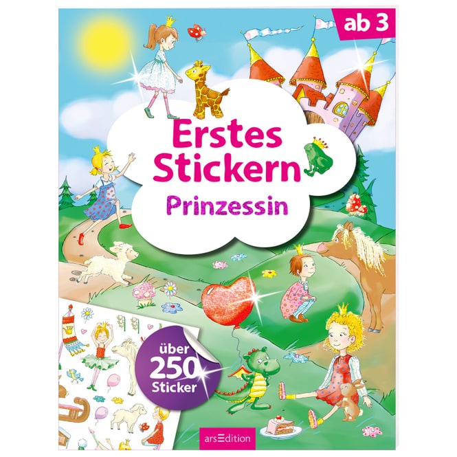 Erstes Stickern - Prinzessin - über 250 Sticker