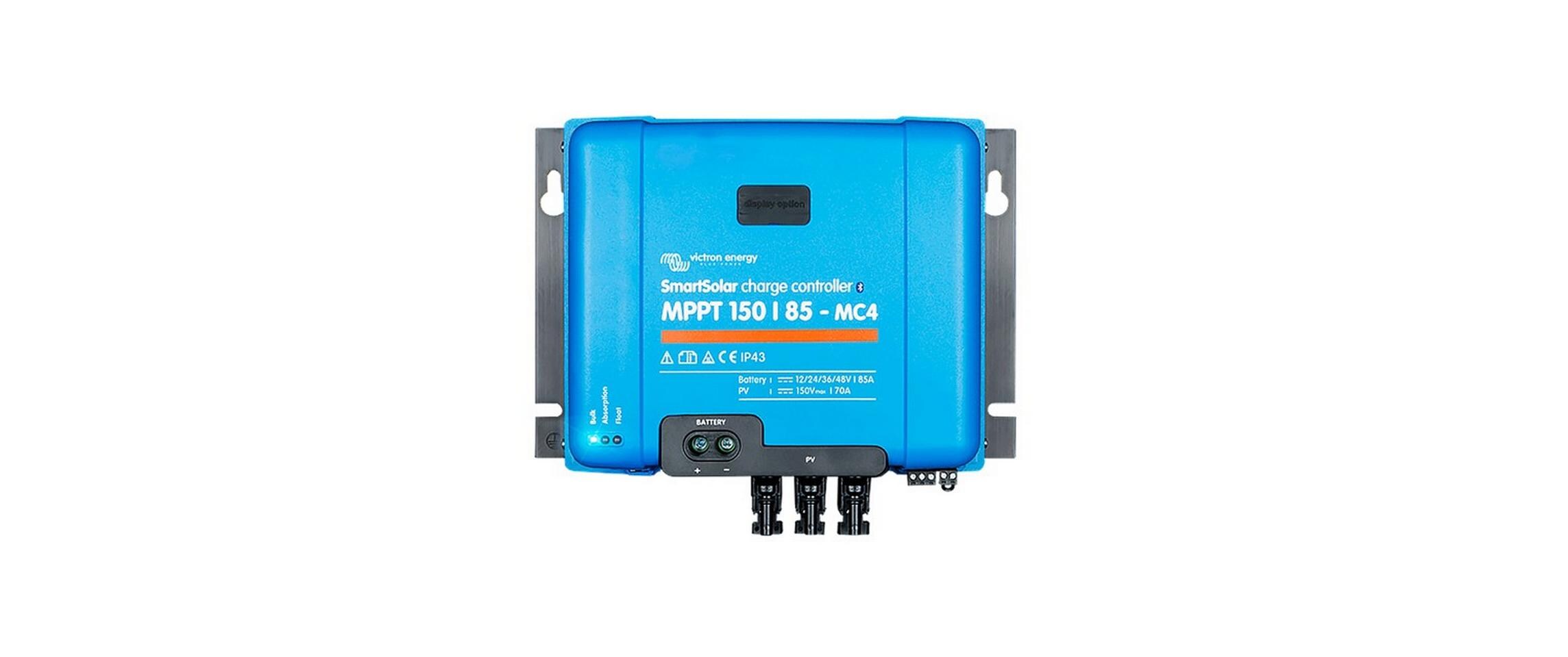 Solarladeregler SmartSolar 150/85, 12-48 V 85A MC4 VE.Can<br>MPPT- Regler mit einem Wirkungsgrad von über 99%
