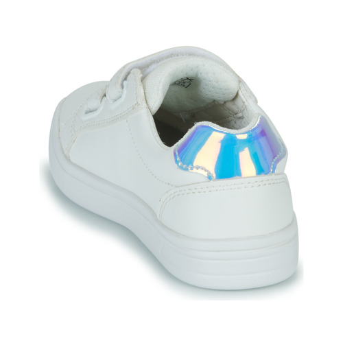 Geox - J DJROCK GIRL A - Blanc / Iridescent