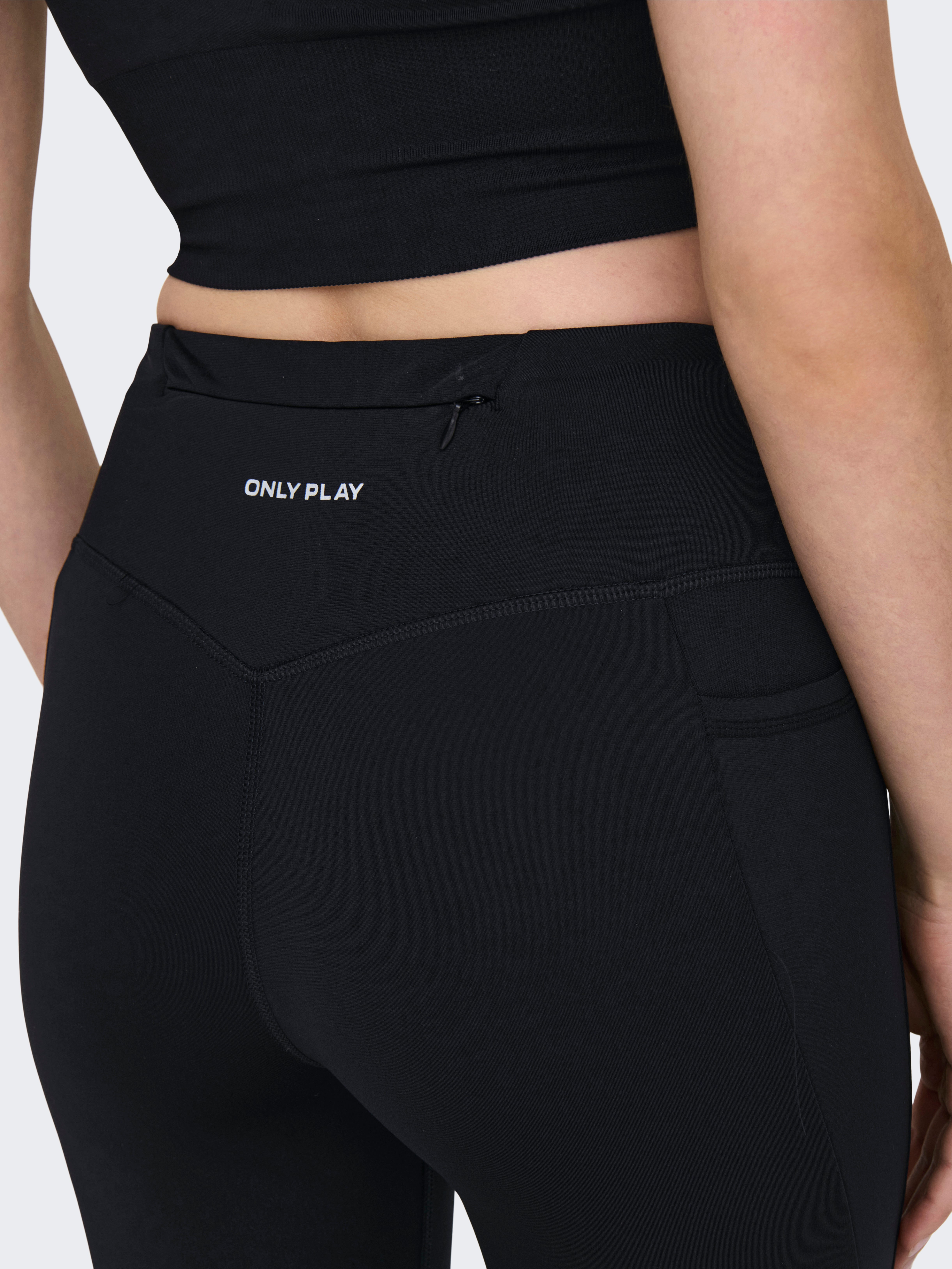 ONPRYA-2-TRACK Hohe Taille Slim Fit Sportleggings Black