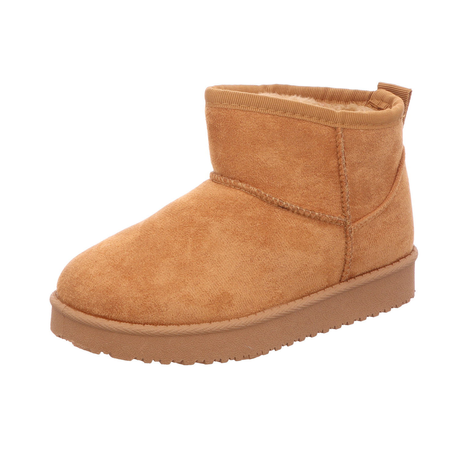 girlZ onlY Kinder-Mädchen-Stiefelette gefüttert Braun