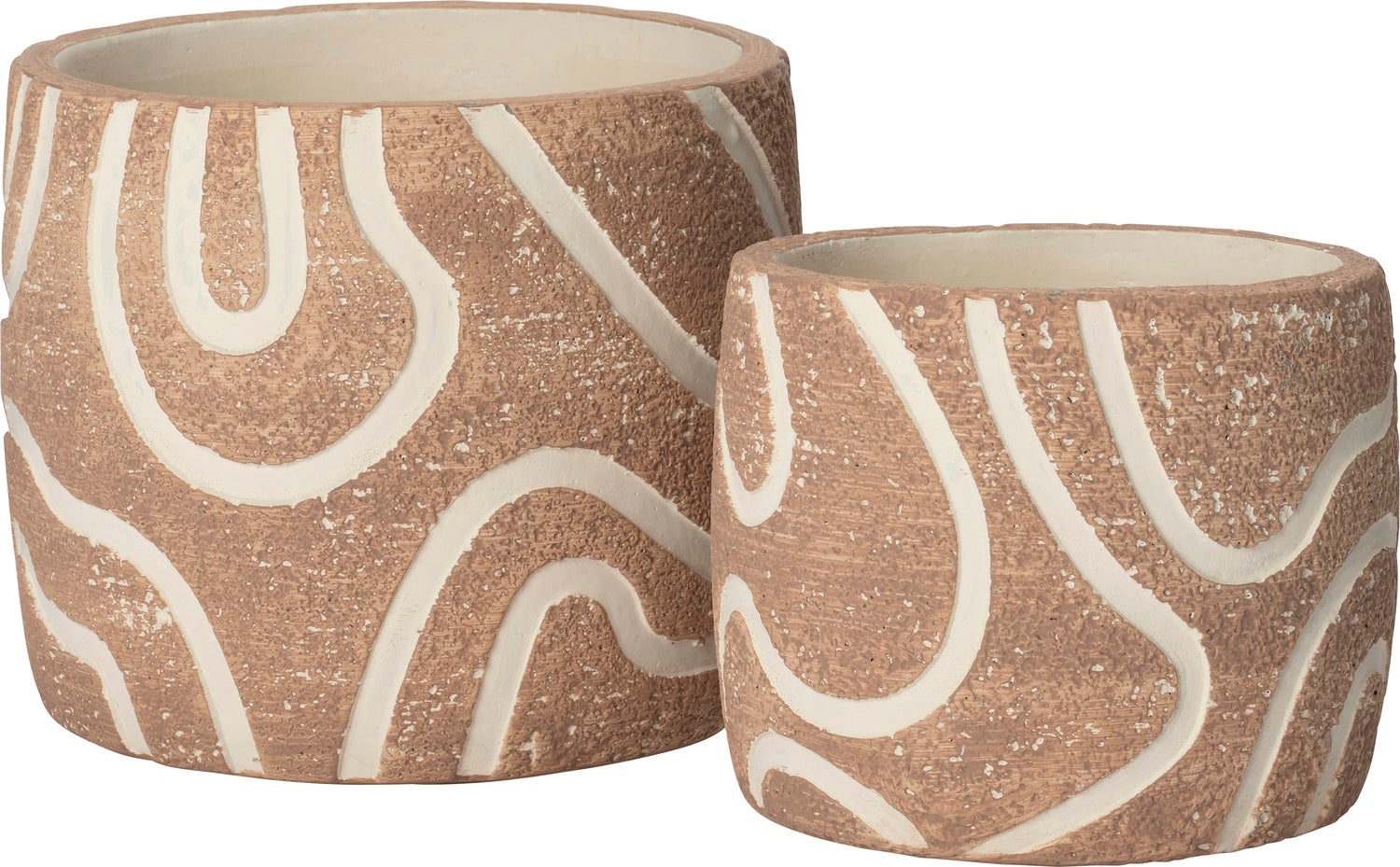 Intratuin bloempot Kyo bruin D 14,5 H 13 cm