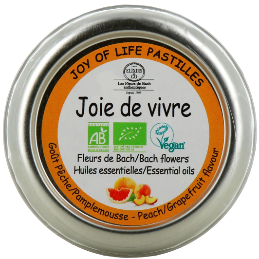 Les Fleurs de Bach Pastilles Joie de Vivre Bio