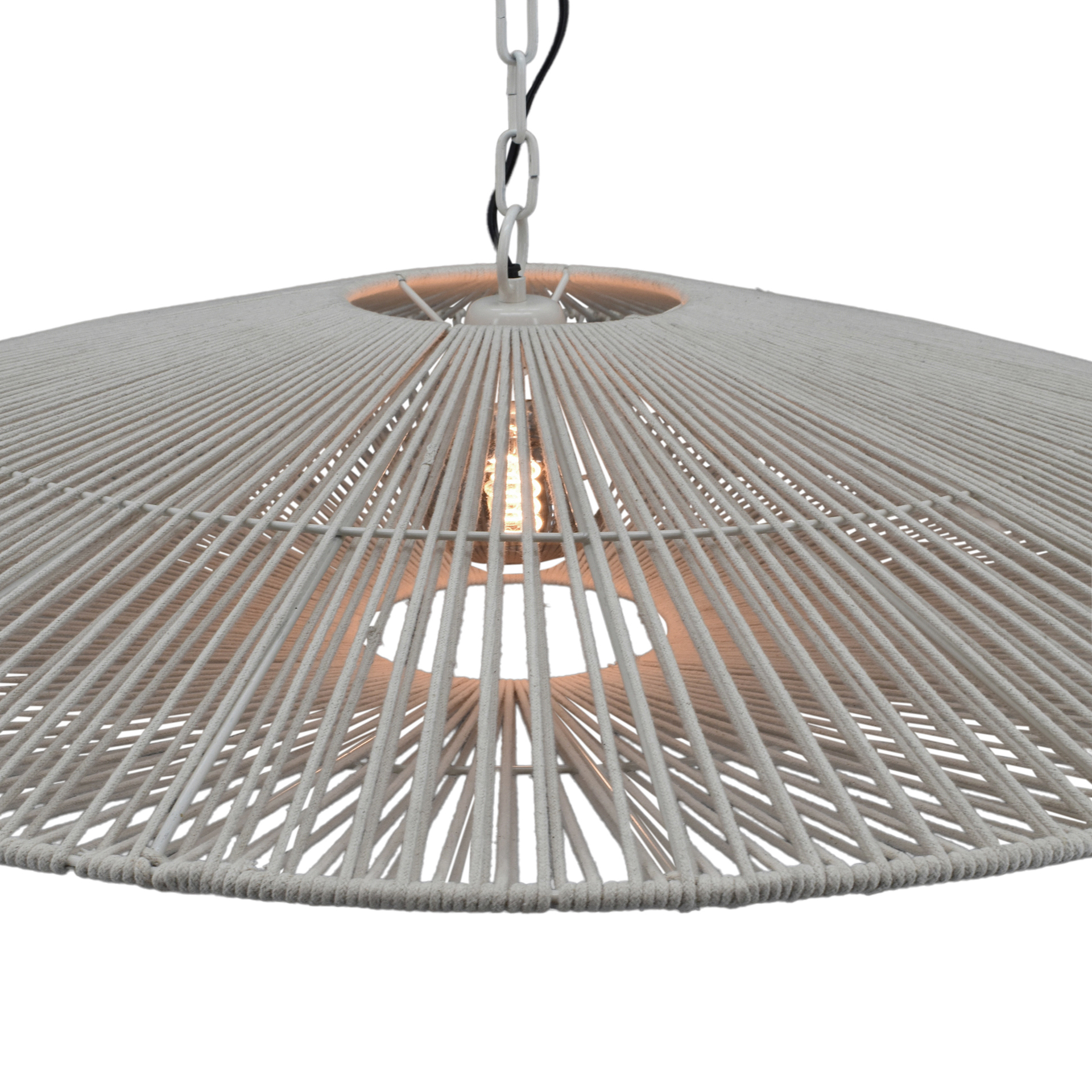 Hanglamp Owen beige medium