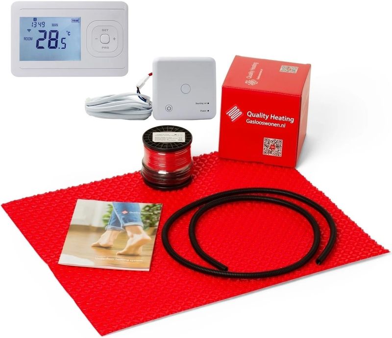 120Watt m2 QH Grid inclusief Wifi V3 thermostaat met ontvanger