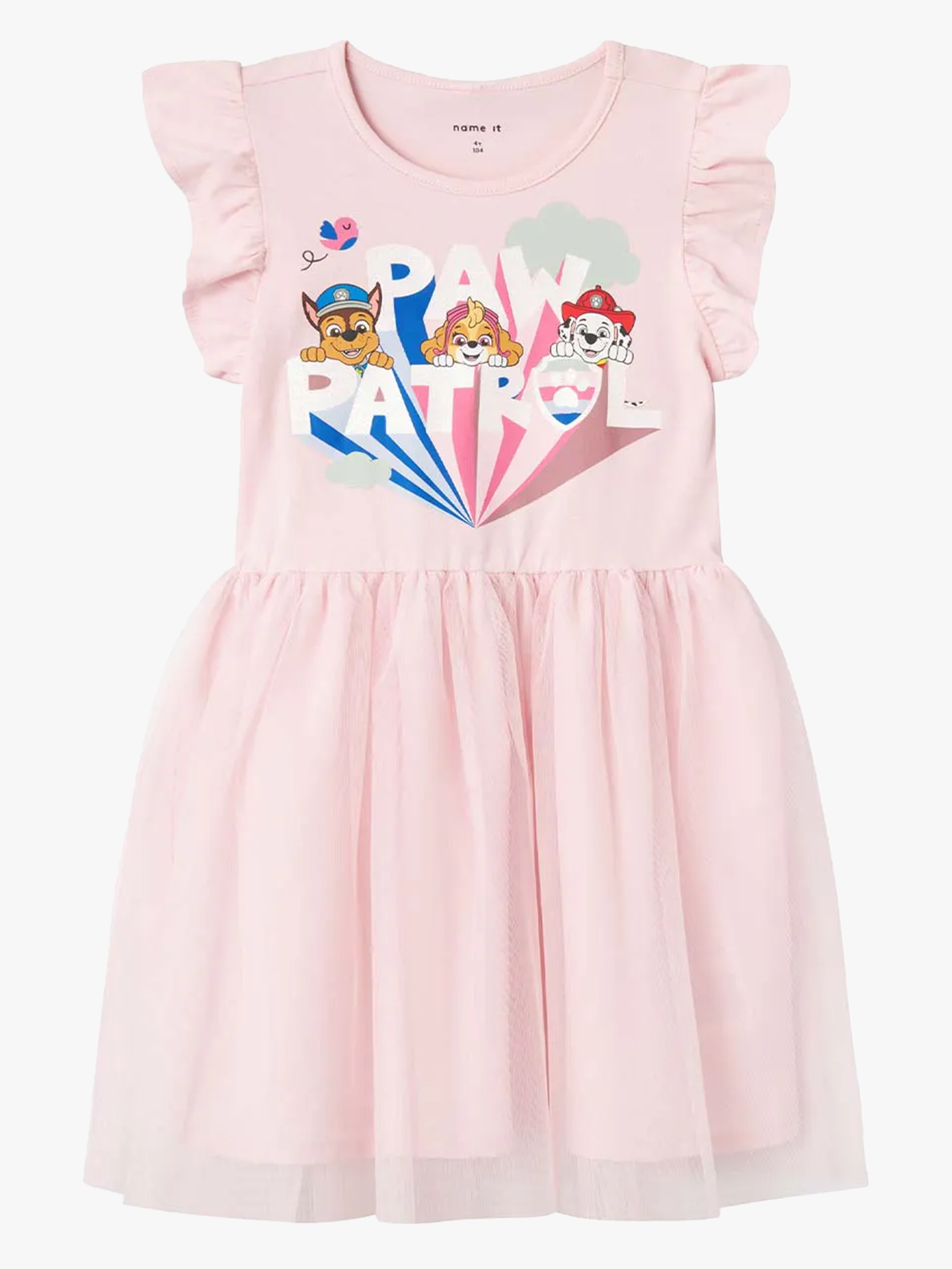 Asdina Pawpatrol Short Sleeve Tuille Dress