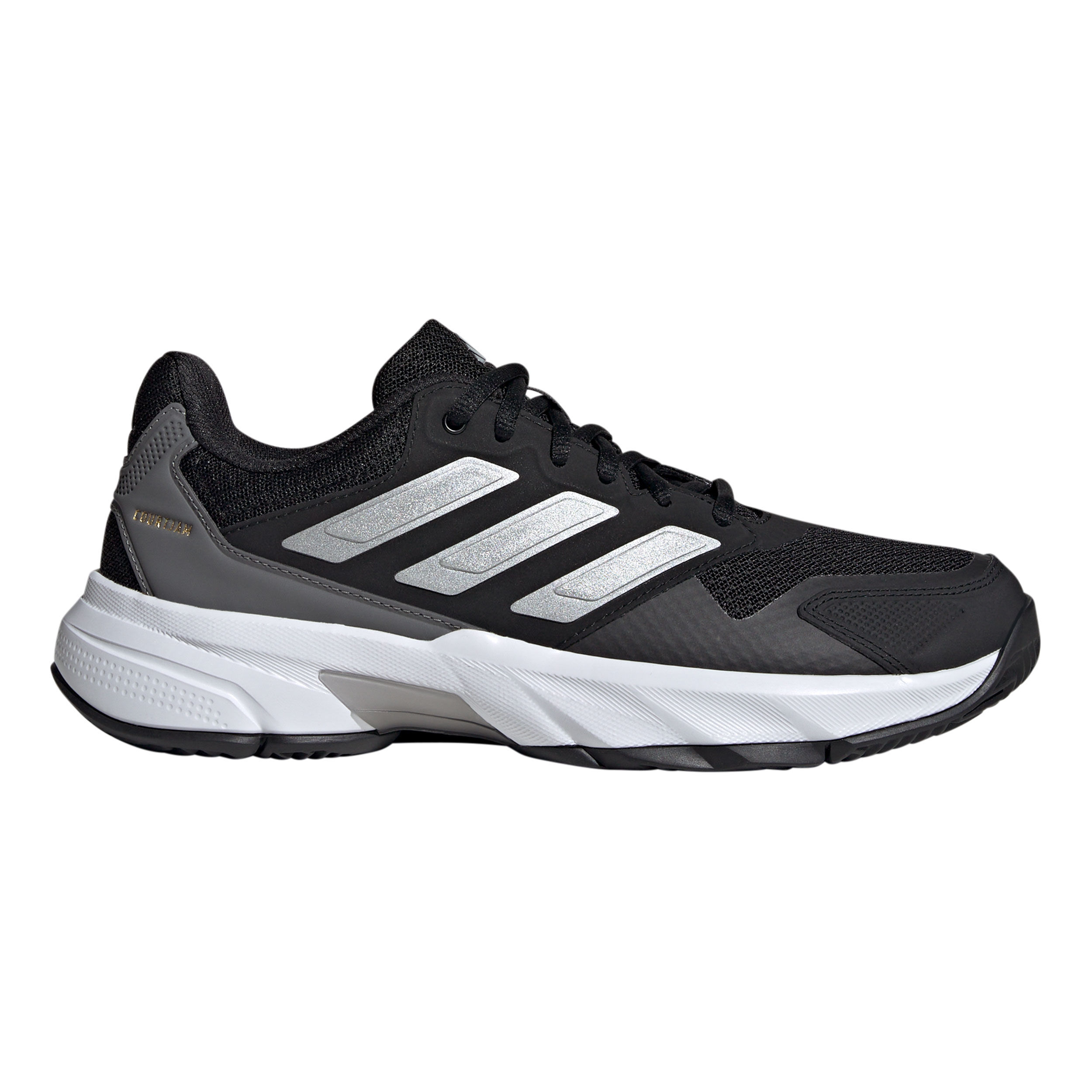 adidas CourtJam Control 3 Chaussures Toutes Surfaces Femmes - Noir , Argent