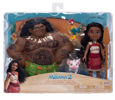 Disney Vaiana & Maui Petite Figursett 4-Pack