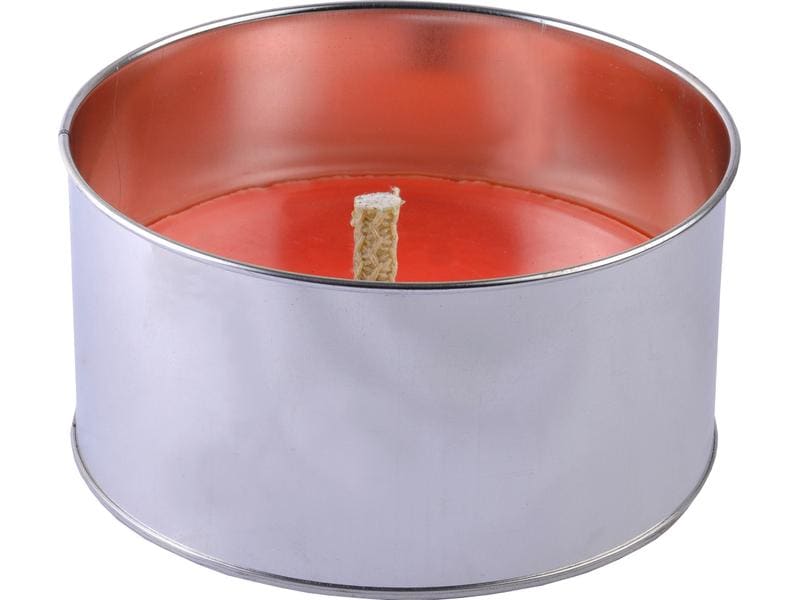müller Kerzen Magnum Marschall-Licht 15.3 x 8.4 cm, Rot Metalldose mit rotem Wachs