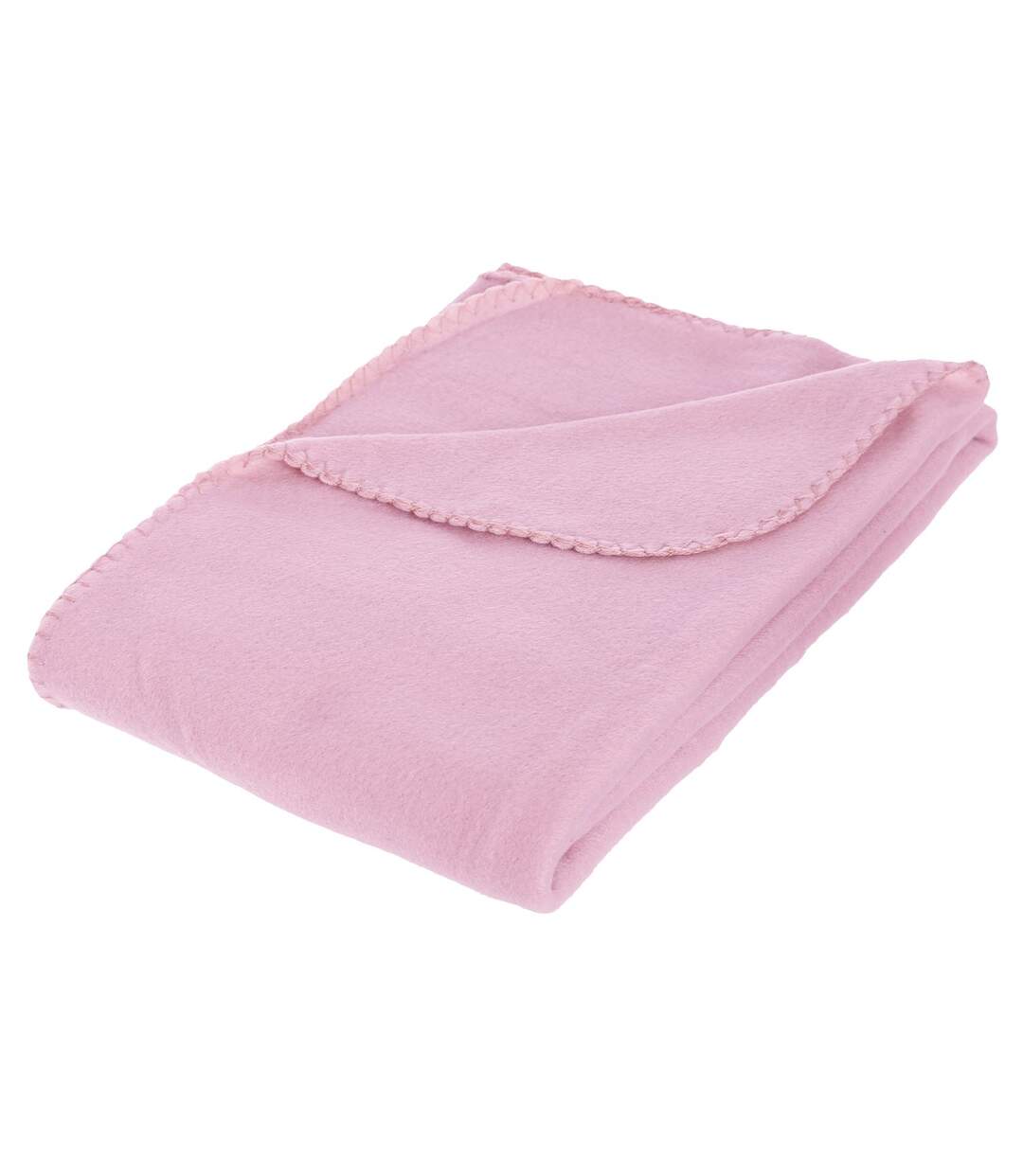 Plaid polaire - 125 x 150 cm - Rose