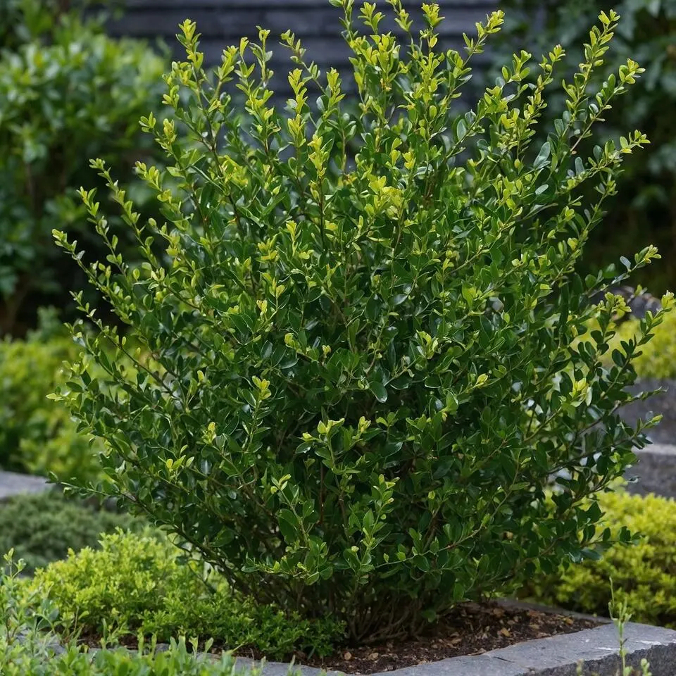 Hulsthaag - Set van 12 - Ilex crenata 'Jenny' - Hoogte 10-20cm - ⌀9cm