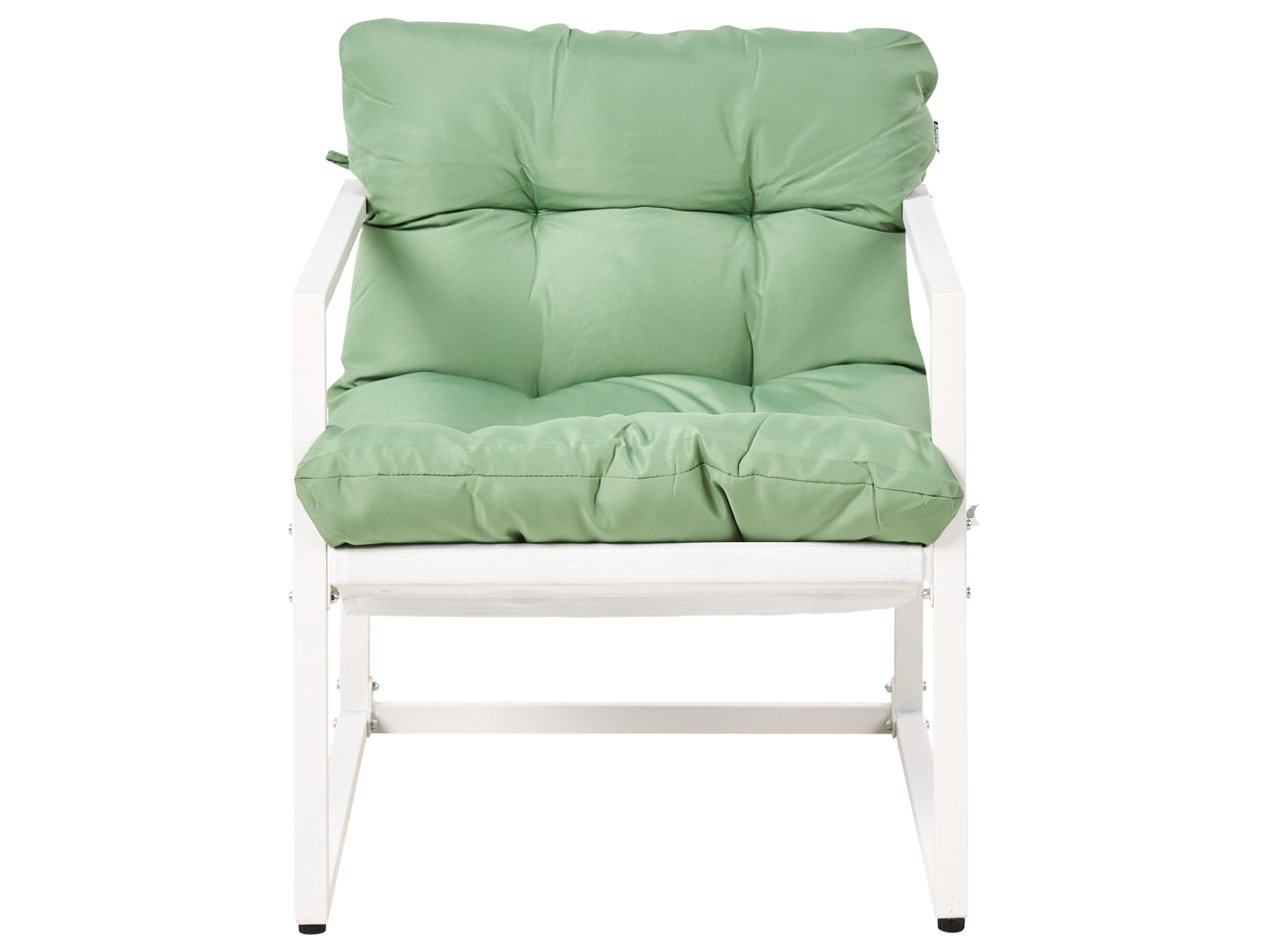 Loungeset met tafel 4-zits GARDA Metaal Groen
