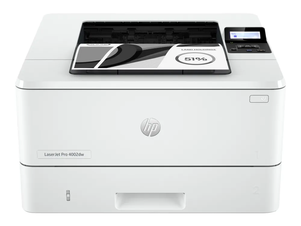HP LaserJet Pro 4002dw - Printer - S/H - Duplex - laser - A4/Legal - 4800 x 600 dpi - op til 40 spm - kapacitet: 350 ark - USB 2.0, Gigabit LAN, Bluetooth, Wi-Fi(n)